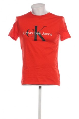 Herren T-Shirt Calvin Klein Jeans, Größe M, Farbe Rot, Preis 57,49 €