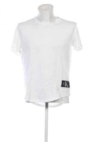 Męski T-shirt Calvin Klein Jeans, Rozmiar M, Kolor Biały, Cena 184,99 zł