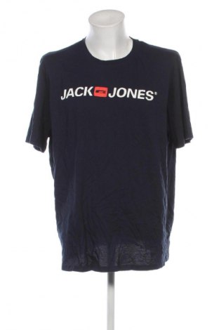 Męski T-shirt Jack & Jones, Rozmiar 4XL, Kolor Niebieski, Cena 55,99 zł