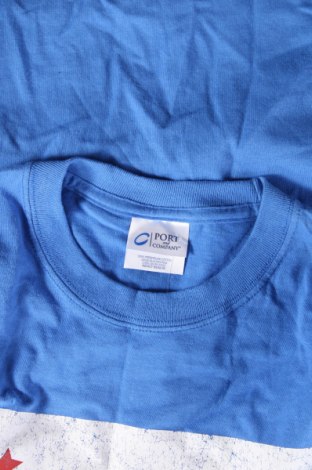 Herren T-Shirt Port & Company, Größe L, Farbe Blau, Preis 9,49 €