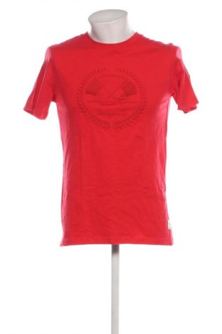 Herren T-Shirt Produkt by Jack & Jones, Größe M, Farbe Rot, Preis 4,49 €