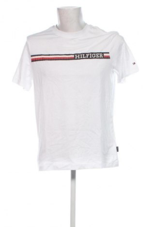 Herren T-Shirt Tommy Hilfiger, Größe M, Farbe Weiß, Preis 57,49 €