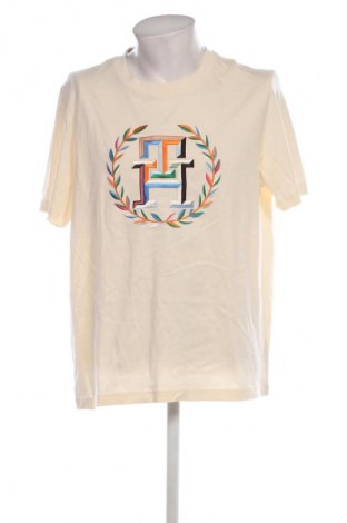 Ανδρικό t-shirt Tommy Hilfiger, Μέγεθος XXL, Χρώμα Εκρού, Τιμή 30,99 €