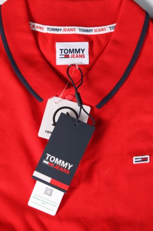 Męski T-shirt Tommy Jeans, Rozmiar XL, Kolor Czerwony, Cena 246,99 zł