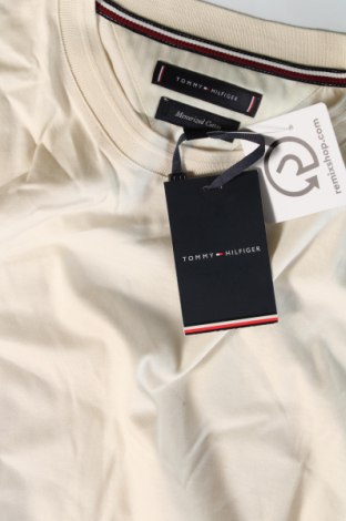 Tricou de bărbați Tommy Hilfiger, Mărime XL, Culoare Ecru, Preț 253,99 Lei