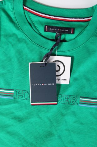 Męski T-shirt Tommy Hilfiger, Rozmiar S, Kolor Zielony, Cena 262,99 zł