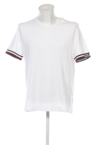 Męski T-shirt Tommy Hilfiger, Rozmiar L, Kolor Biały, Cena 262,99 zł