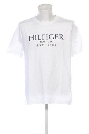 Męski T-shirt Tommy Hilfiger, Rozmiar XL, Kolor Biały, Cena 262,99 zł