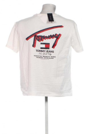 Ανδρικό t-shirt Tommy Jeans, Μέγεθος L, Χρώμα Λευκό, Τιμή 35,99 €