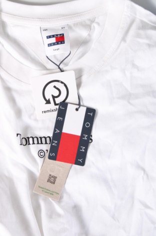 Męski T-shirt Tommy Jeans, Rozmiar L, Kolor Biały, Cena 170,99 zł