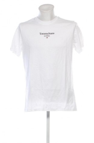 Herren T-Shirt Tommy Jeans, Größe L, Farbe Weiß, Preis € 31,99