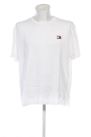 Herren T-Shirt Tommy Jeans, Größe XXL, Farbe Weiß, Preis 57,49 €