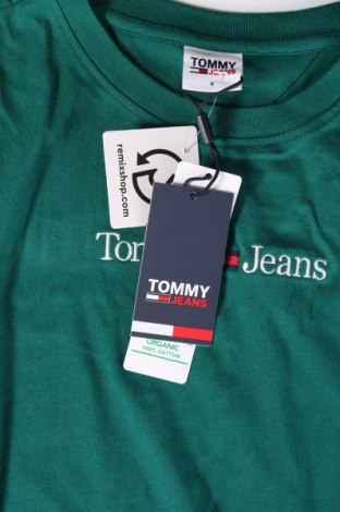 Мъжка тениска Tommy Jeans, Размер S, Цвят Зелен, Цена 82,49 лв.