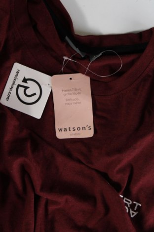 Herren T-Shirt Watson's, Größe 4XL, Farbe Rot, Preis 8,99 €