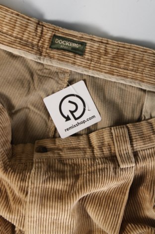 Pantaloni raiați de bărbați Dockers, Mărime XL, Culoare Bej, Preț 112,99 Lei