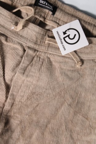 Herren Cordhose Only & Sons, Größe M, Farbe Beige, Preis € 9,99