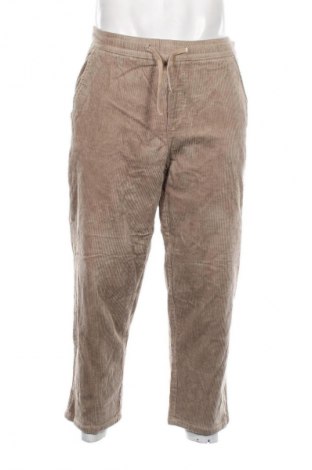 Pantaloni raiați de bărbați Only & Sons, Mărime M, Culoare Bej, Preț 36,99 Lei