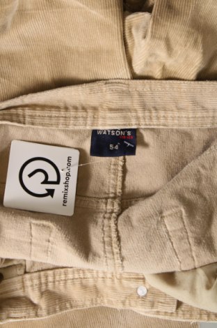 Herren Cordhose Watson's, Größe XL, Farbe Beige, Preis € 5,99