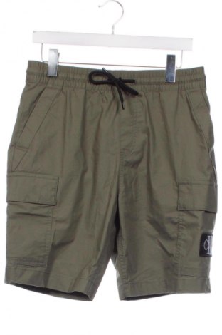 Pantaloni scurți de bărbați Calvin Klein Jeans, Mărime S, Culoare Verde, Preț 435,99 Lei