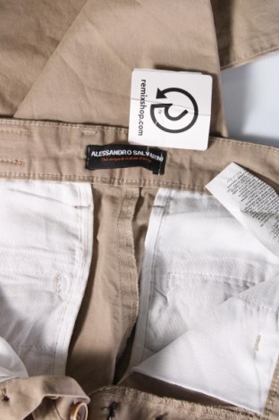 Herrenhose Alessandro Salvarini, Größe M, Farbe Beige, Preis € 6,49