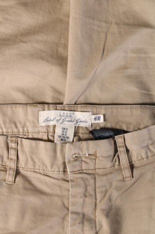 Pantaloni de bărbați H&M, Mărime M, Culoare Bej, Preț 51,99 Lei