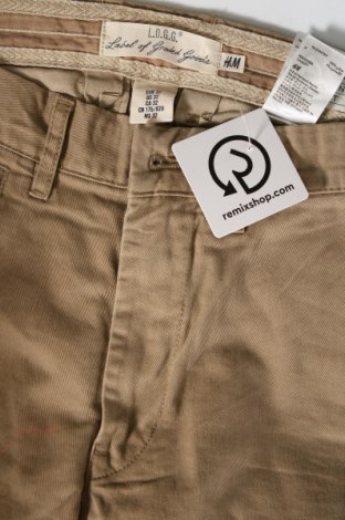 Pantaloni de bărbați H&M L.O.G.G., Mărime M, Culoare Maro, Preț 45,99 Lei