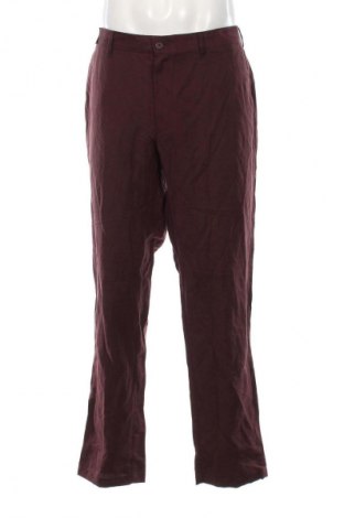 Pantaloni de bărbați Van Heusen, Mărime XL, Culoare Roșu, Preț 102,99 Lei