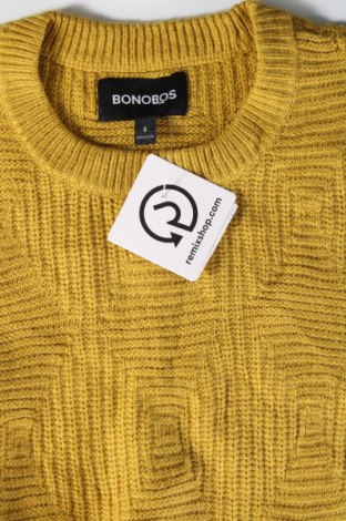 Herrenpullover BONOBOS, Größe S, Farbe Gelb, Preis 10,99 €