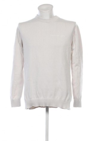 Herrenpullover Calvin Klein Jeans, Größe L, Farbe Grau, Preis 49,49 €