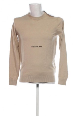 Herrenpullover Calvin Klein Jeans, Größe S, Farbe Beige, Preis € 40,49