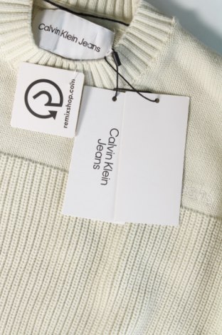 Herrenpullover Calvin Klein Jeans, Größe XS, Farbe Ecru, Preis 59,99 €