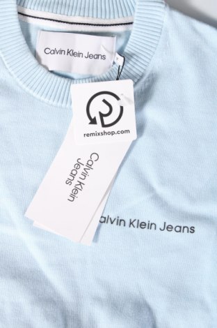 Мъжки пуловер Calvin Klein Jeans, Размер M, Цвят Син, Цена 93,99 лв.