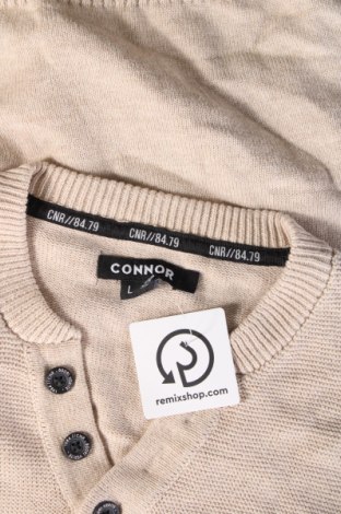 Herrenpullover Connor, Größe L, Farbe Beige, Preis 24,99 €