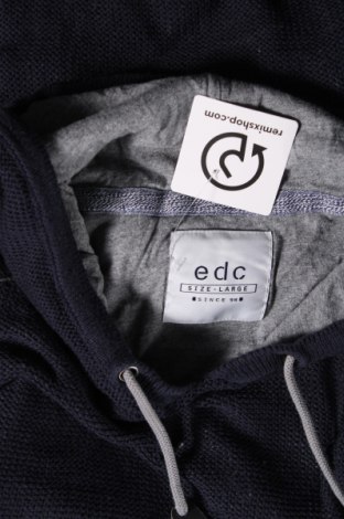 Мъжки пуловер Edc By Esprit, Размер L, Цвят Син, Цена 14,99 лв.