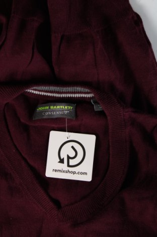 Herrenpullover John Bartlett, Größe XL, Farbe Rot, Preis 10,99 €