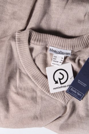 Herrenpullover Marco Donati, Größe XL, Farbe Braun, Preis € 75,49