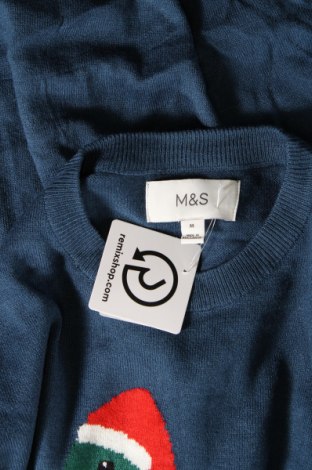 Herrenpullover Marks & Spencer, Größe M, Farbe Blau, Preis 4,99 €