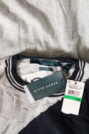 Męski sweter Perry Ellis, Rozmiar L, Kolor Kolorowy, Cena 171,99 zł