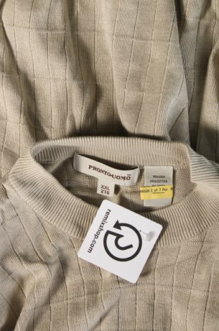 Herrenpullover Pronto Uomo, Größe XXL, Farbe Beige, Preis € 20,99