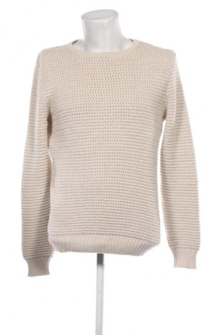 Herrenpullover Sibin Linnebjerg, Größe M, Farbe Beige, Preis € 43,49