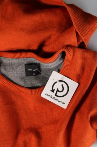 Herrenpullover Terranova, Größe M, Farbe Orange, Preis 10,99 €