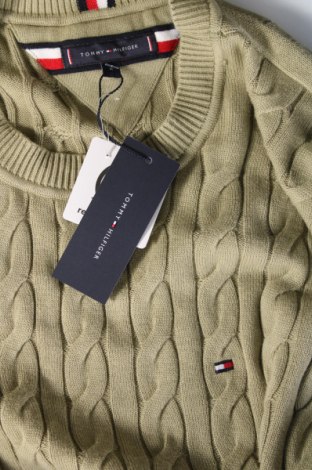 Herrenpullover Tommy Hilfiger, Größe M, Farbe Grün, Preis 98,49 €