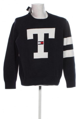 Herrenpullover Tommy Jeans, Größe L, Farbe Blau, Preis 126,99 €