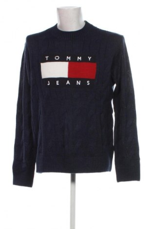 Męski sweter Tommy Jeans, Rozmiar L, Kolor Niebieski, Cena 582,99 zł