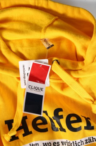 Herren Sweatshirt Clique, Größe M, Farbe Gelb, Preis € 43,49