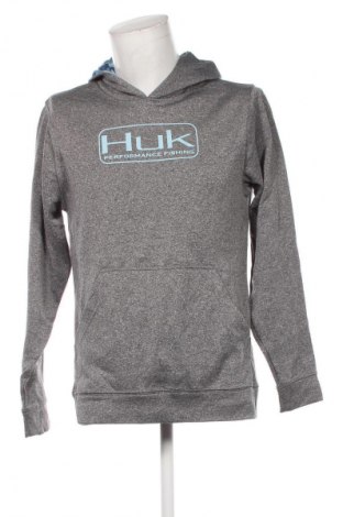 Herren Sweatshirt HUK, Größe M, Farbe Grau, Preis € 13,99