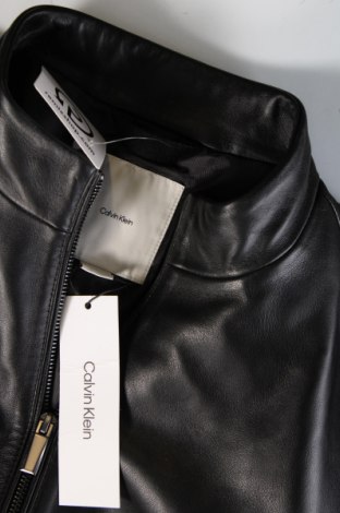 Herren Lederjacke Calvin Klein, Größe L, Farbe Schwarz, Preis € 451,49