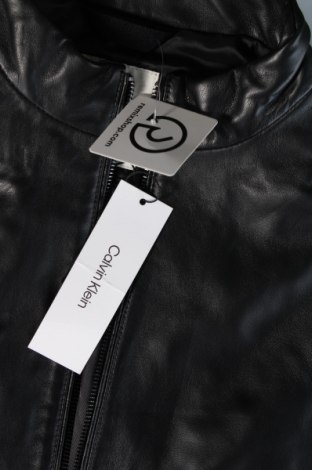 Geacă de piele pentru bărbati Calvin Klein, Mărime XL, Culoare Negru, Preț 3.279,99 Lei