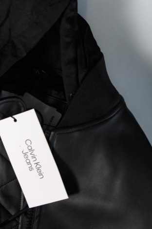 Pánská kožená bunda  Calvin Klein Jeans, Velikost S, Barva Černá, Cena  3 109,00 Kč