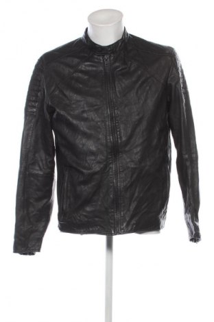 Geacă de piele pentru bărbati Jack & Jones, Mărime XL, Culoare Negru, Preț 450,99 Lei